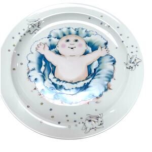 Cabbage Patch 1983 Royal Worcester 1st Edition Porcelain Plate/Bowl/Mug Set-NEW!